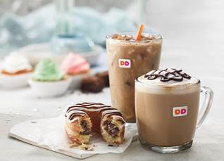 vanilla cupcake swirl and fudge brownie swirl coffee