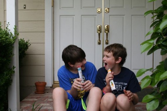 Froozer boys laughing