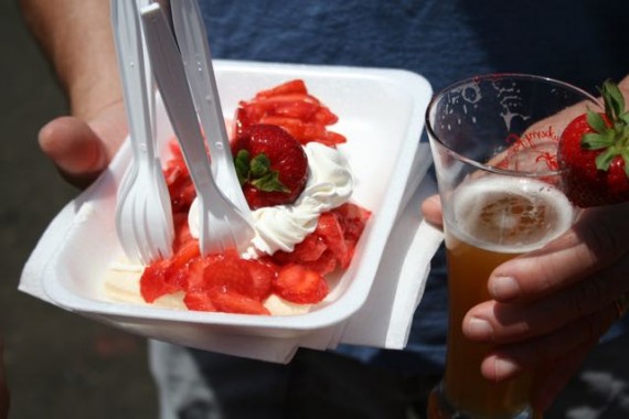 strawberry festival food